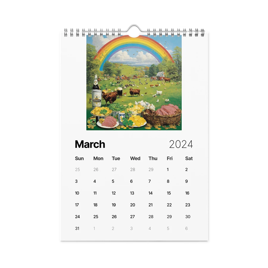 12 Great Holidays of America Calendar product image (13)