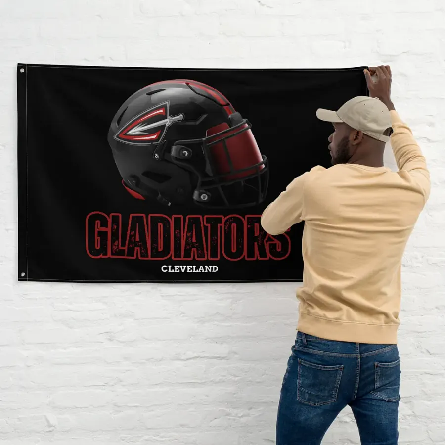 Cleveland Gladiators Team Flag product image (11)