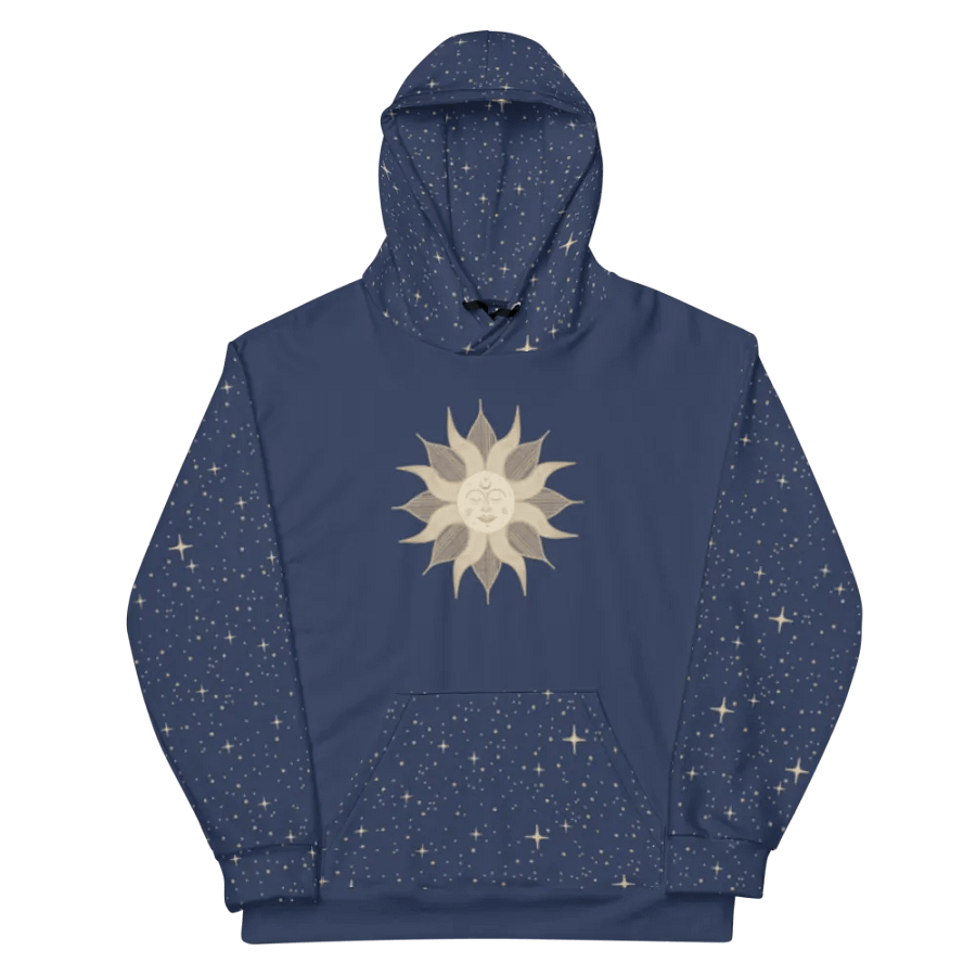 Mystic Sun Starry Night Sky Hoodie product image (3)