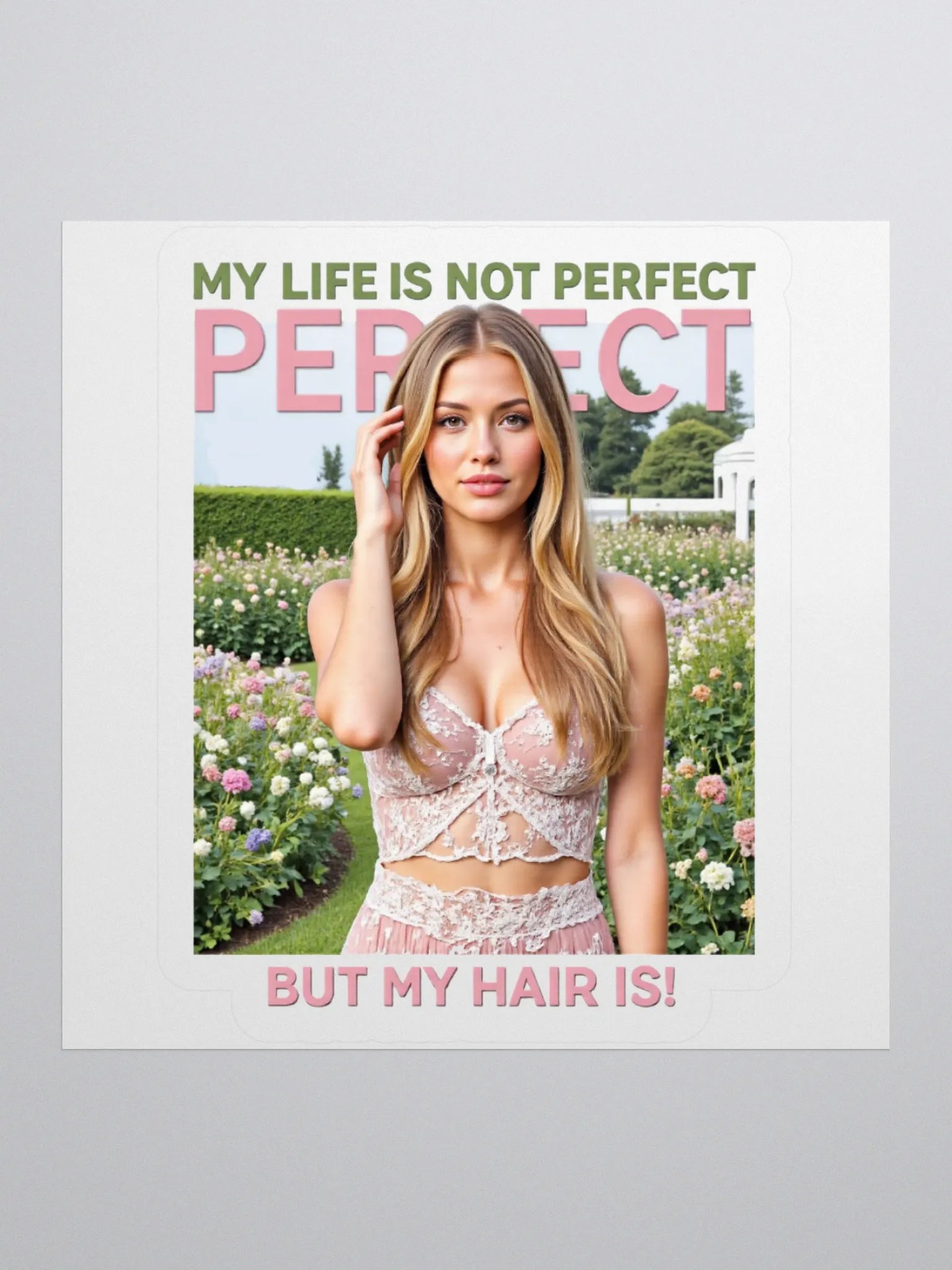 Perfectly Imperfect Hair Kiss Cut Stickers product image (1)