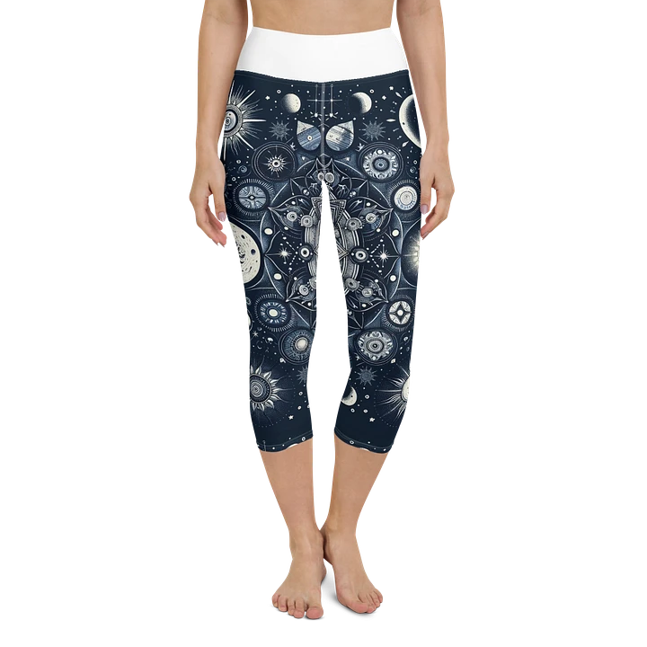 All-Over Print Yoga Capri Leggings product image (1)