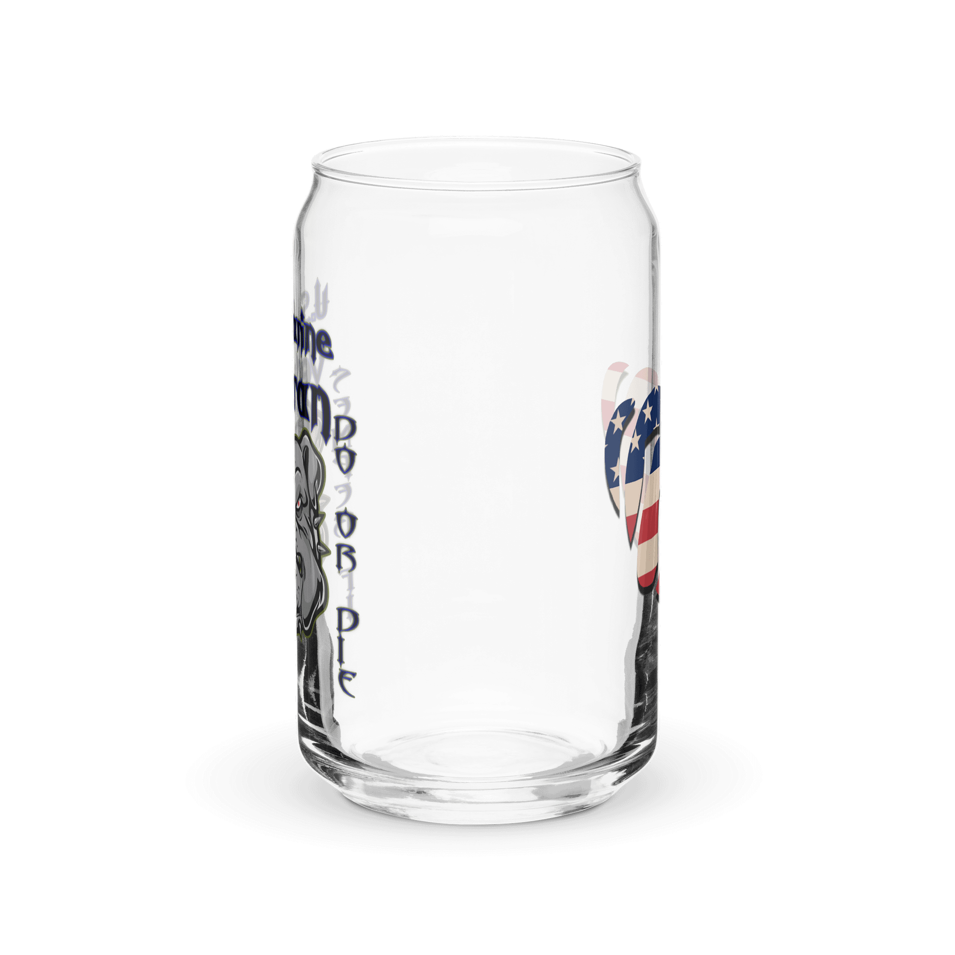 U.S. Marine Veteran Can Glass product image (2)