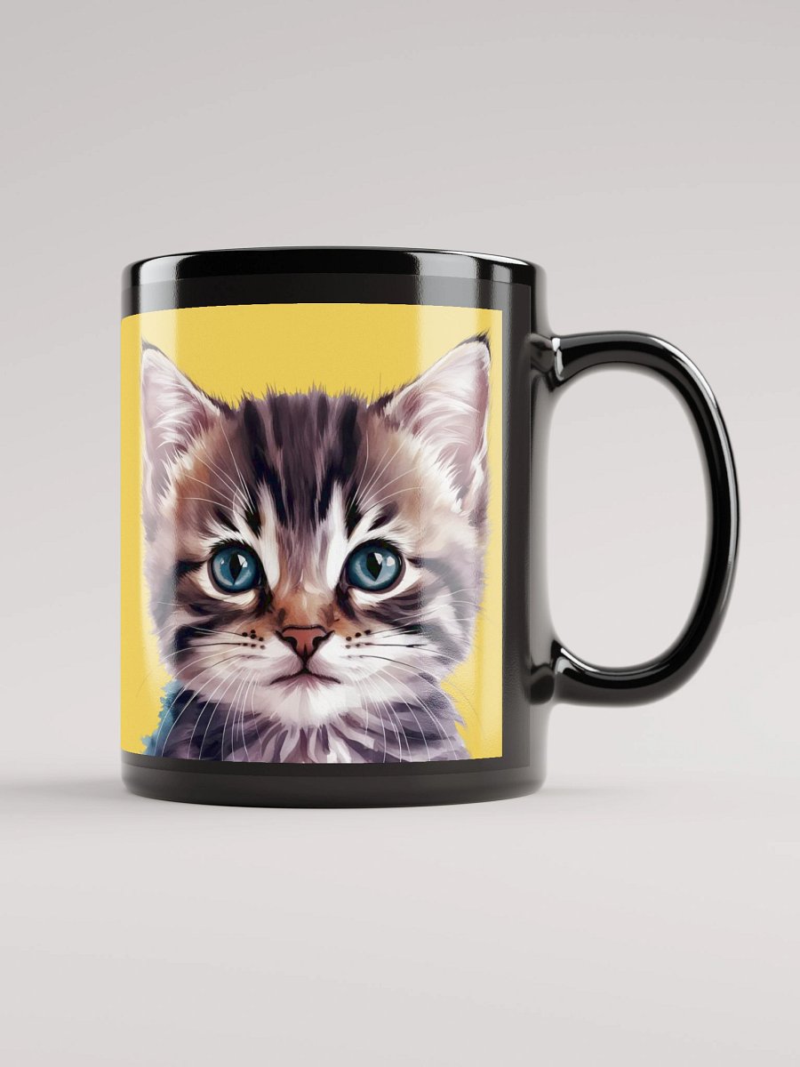 Cute Cat Mug Yellow product image (1)