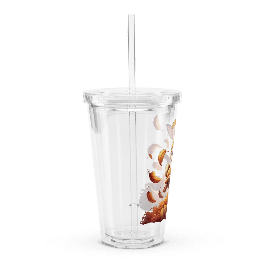 Autumn Leaves Bunny Rabbit Double Wall Tumbler product image (3)