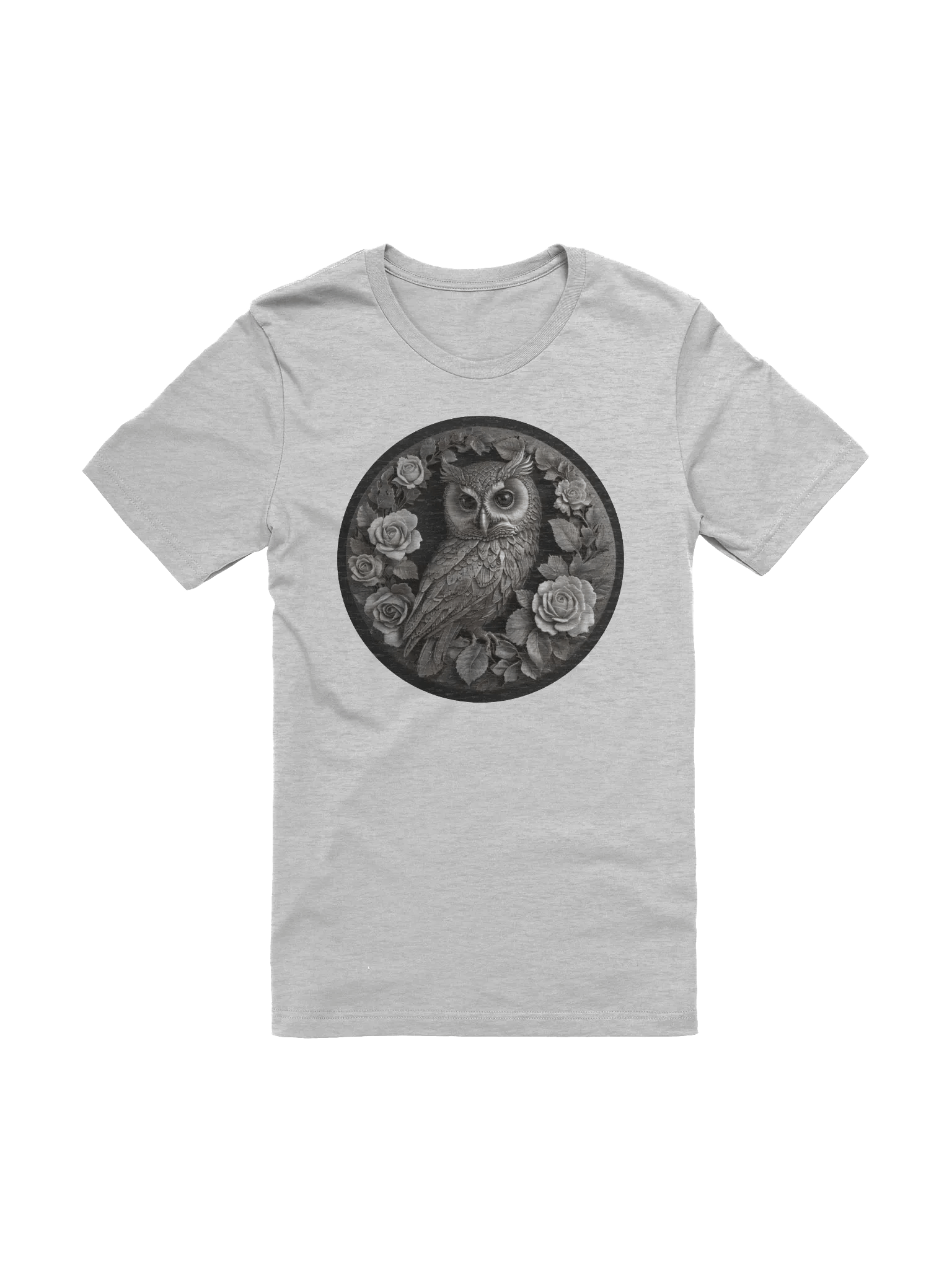 Owl and Roses Symmetry T-Shirt product image (1)