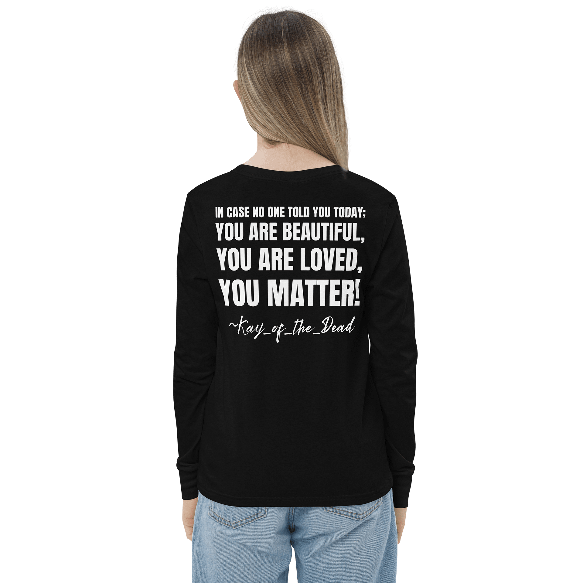 Oshi Mark Youth Long Sleeve Shirt product image (7)