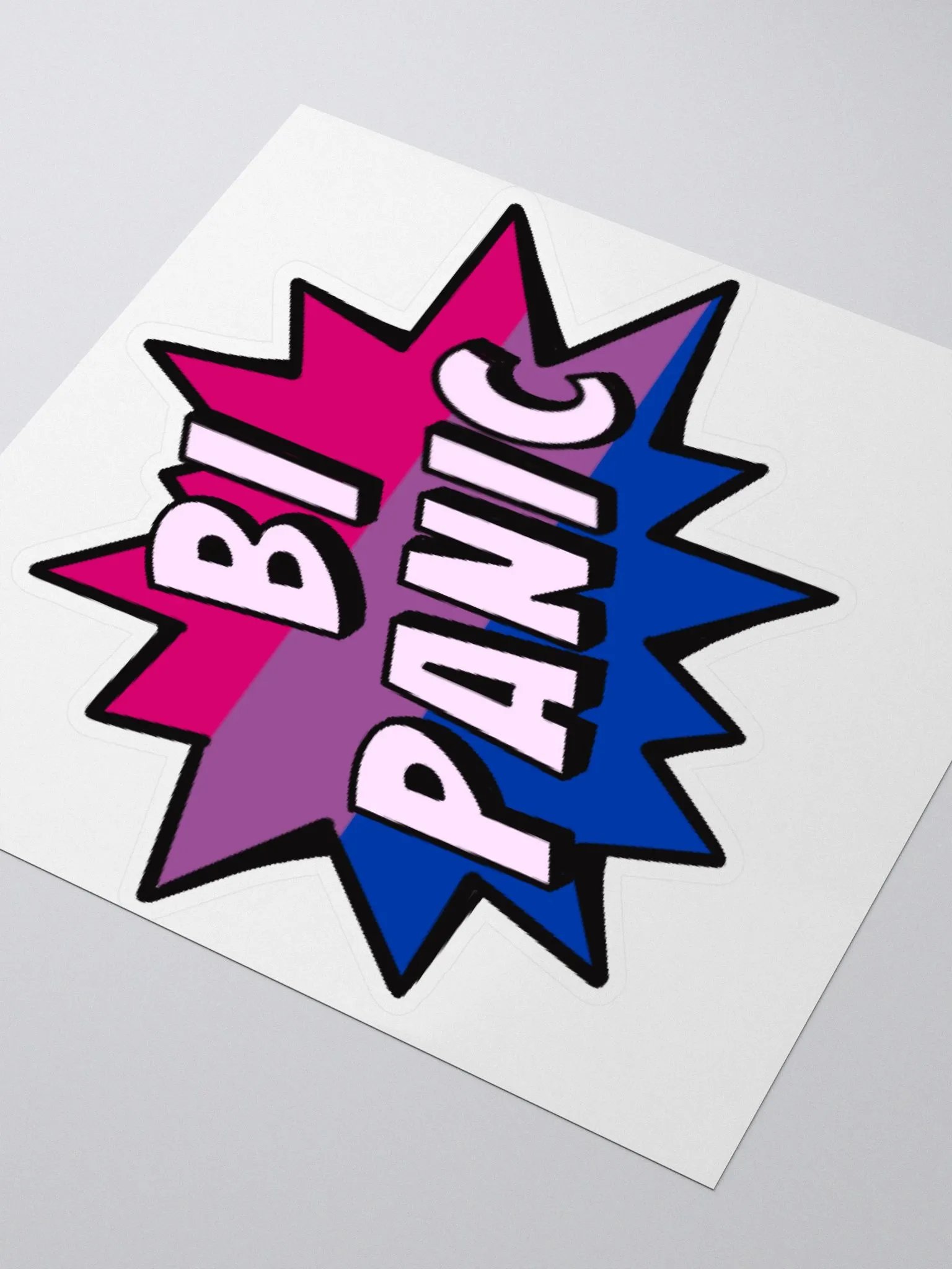 Bi-Panic Sticker product image (3)
