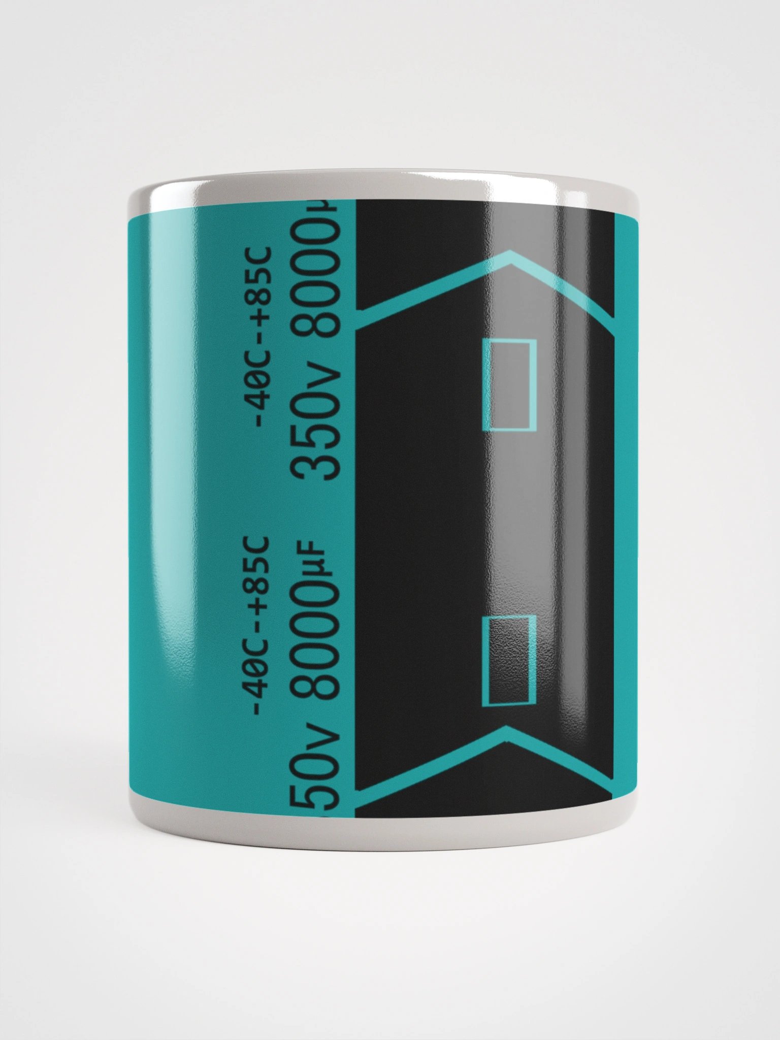 Capacitor Glossy Mug - GREEN product image (1)