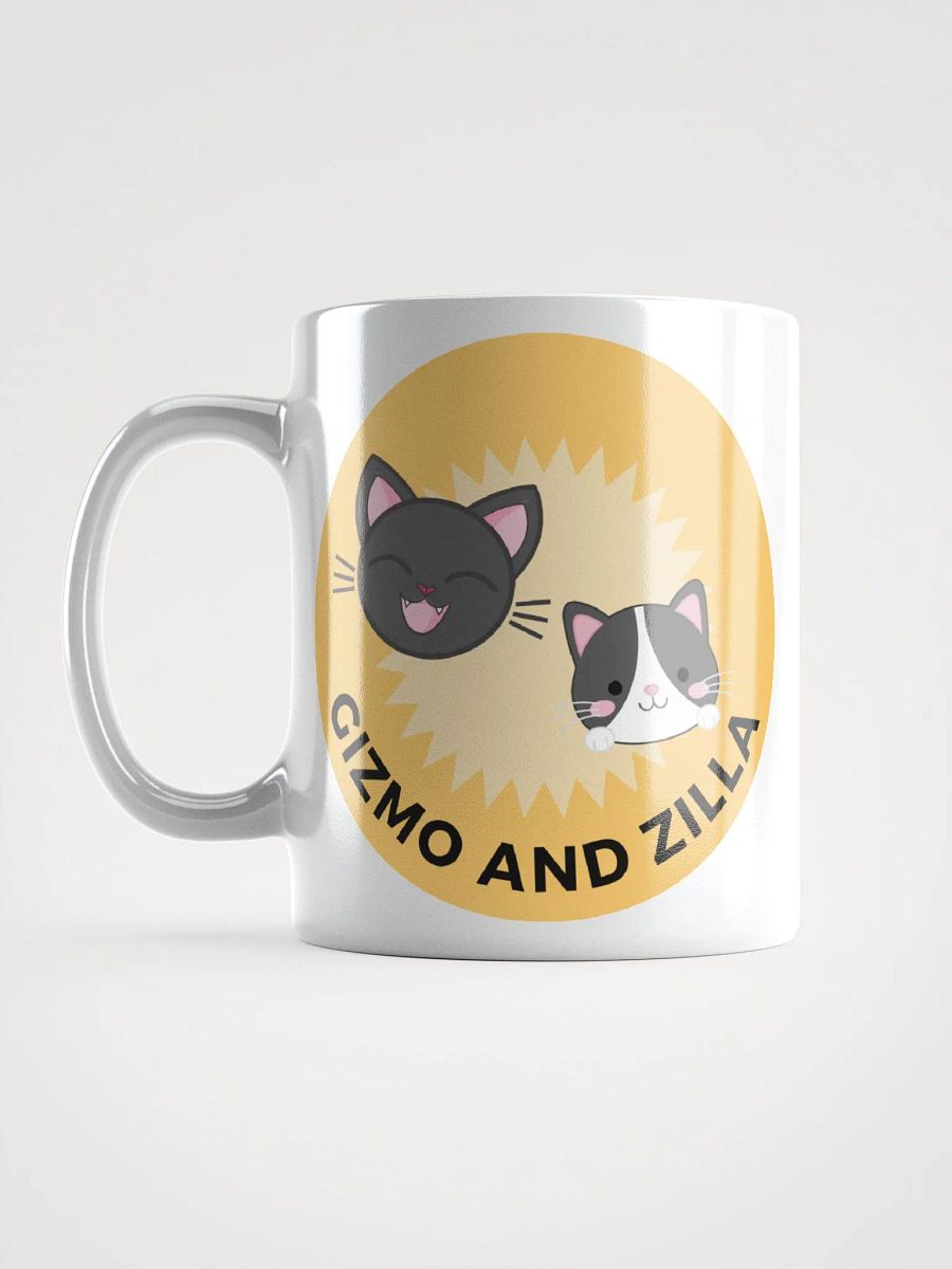 Gizmo and Zilla Smiling Cat Mug product image (6)