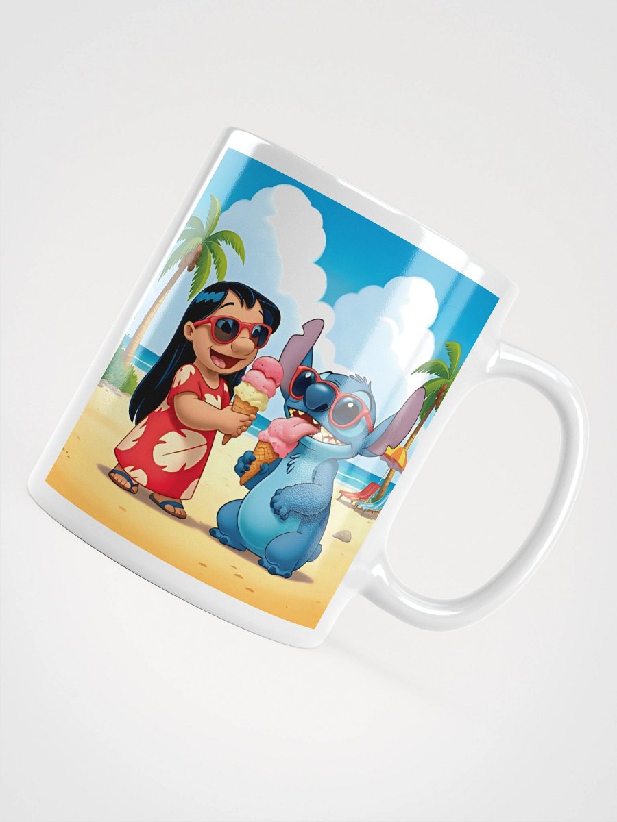 White Glossy Mug Lilo & Stitch product image (5)