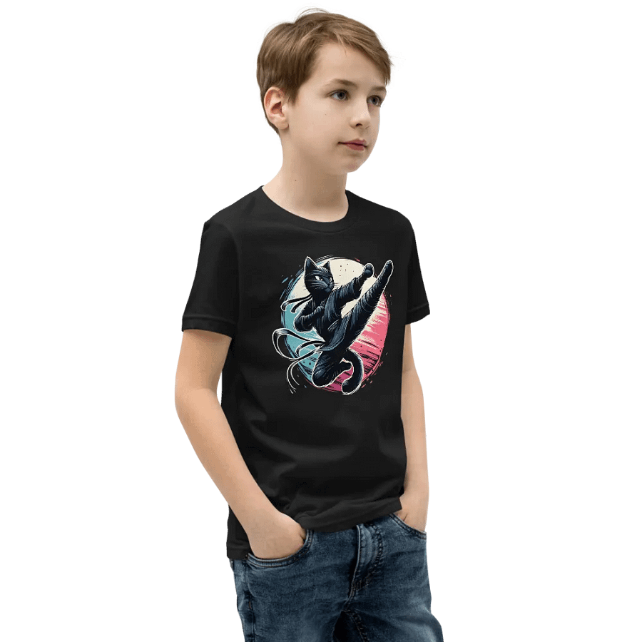Ninja Cat Kids T-shirt product image (5)