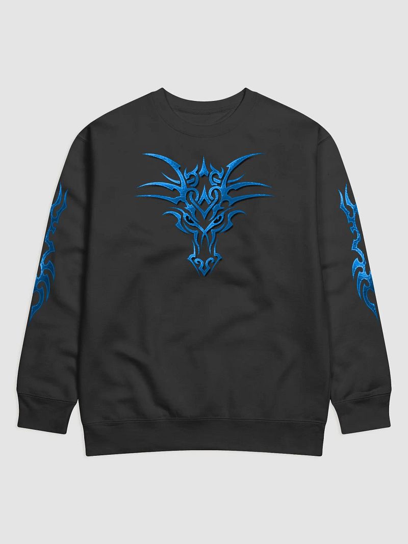 Blue Tribal Dragon Sweatshirt