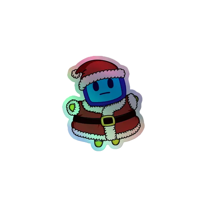 Holo Santa Kiss-Cut Sticker Set product image (1)