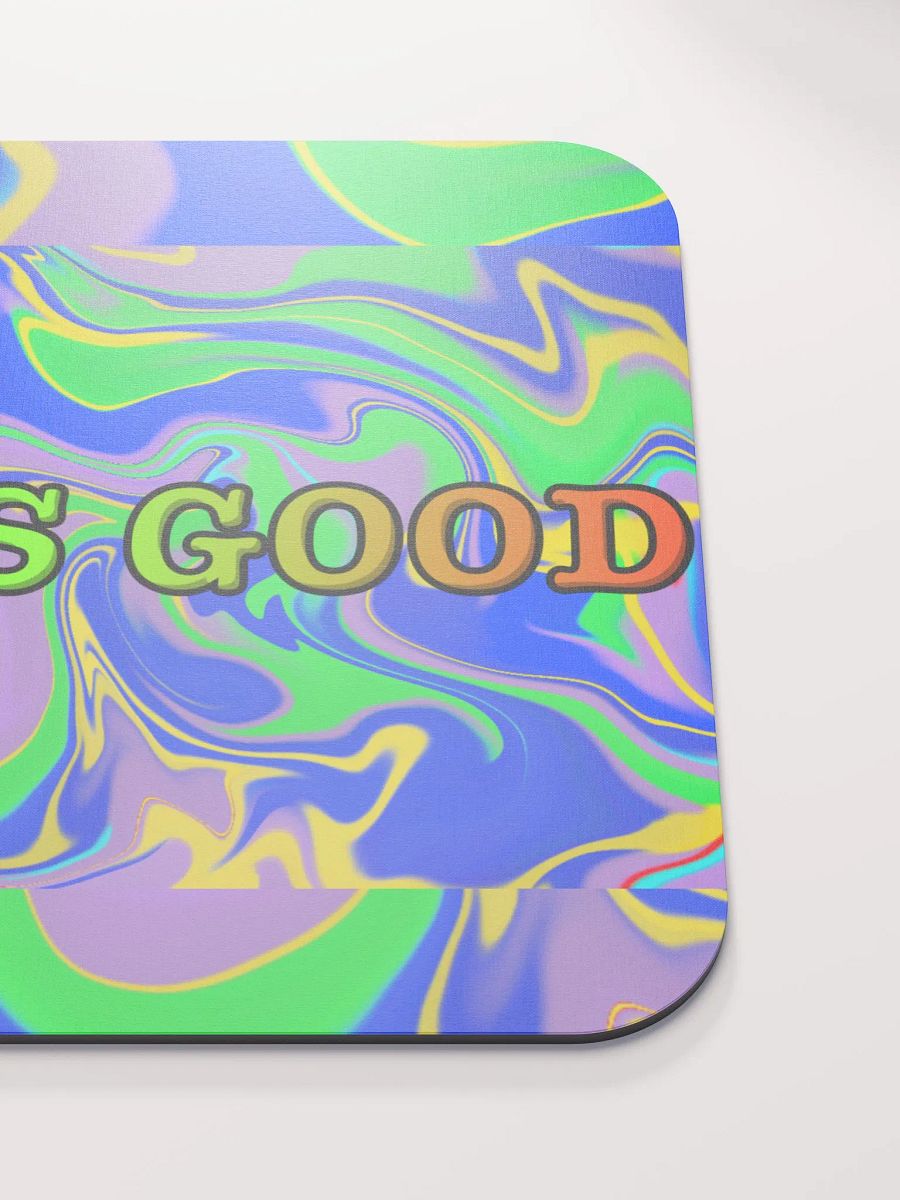Vibrant Motivation: 'Life Is Good' Mouse Pad product image (5)