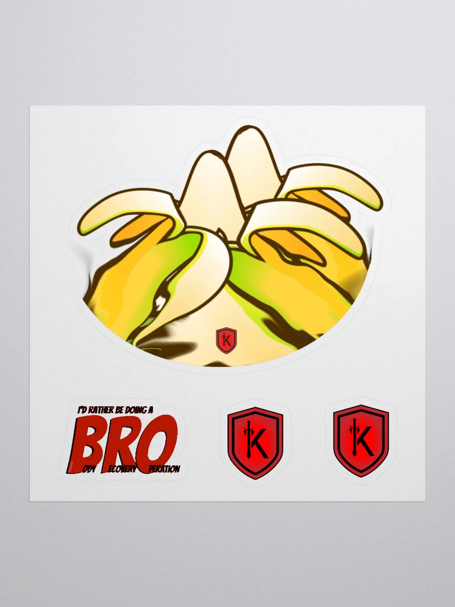 Big Banana Mountain BRO Stickers product image (2)