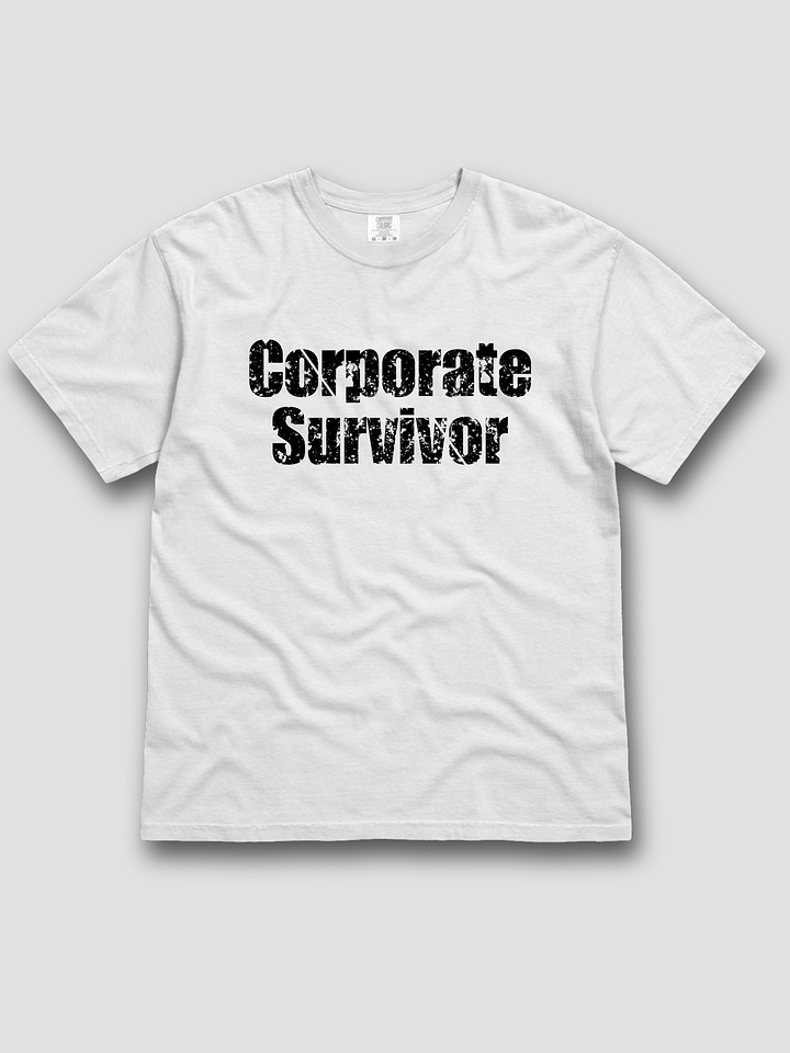Corporate Survivor White T-shirt product image (1)