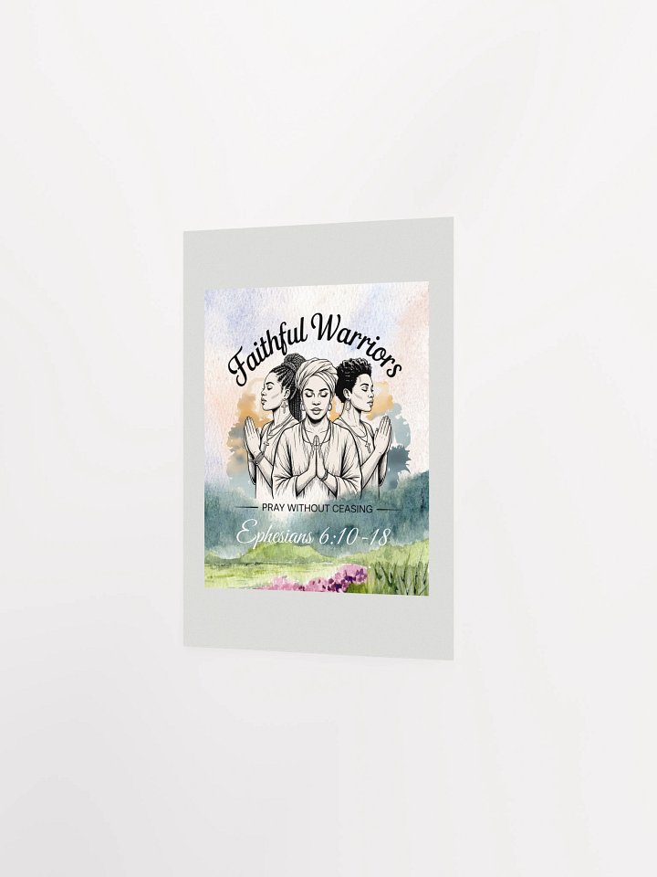 Faithful Warriors Christian Paper Poster - Printable. product image (2)