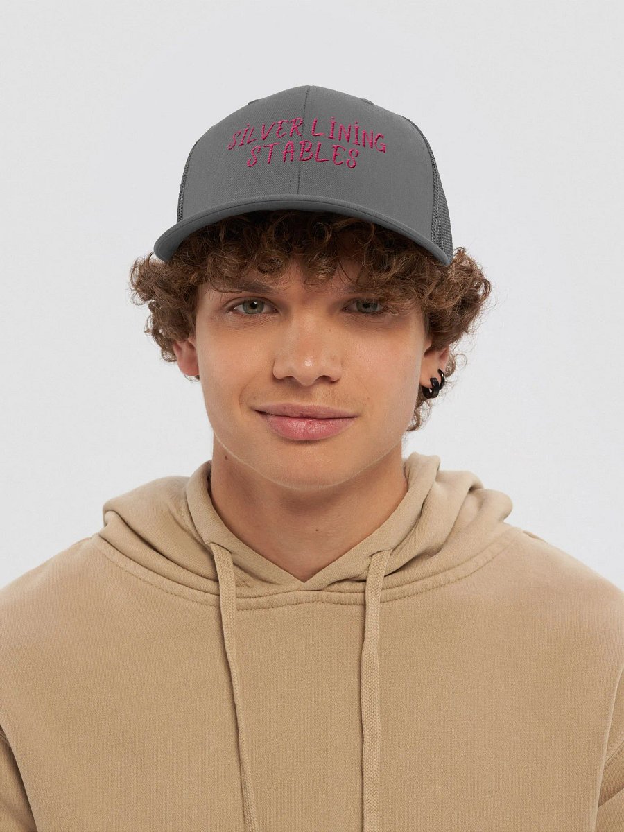 Pink Silver Lining Trucker Snapback product image (5)
