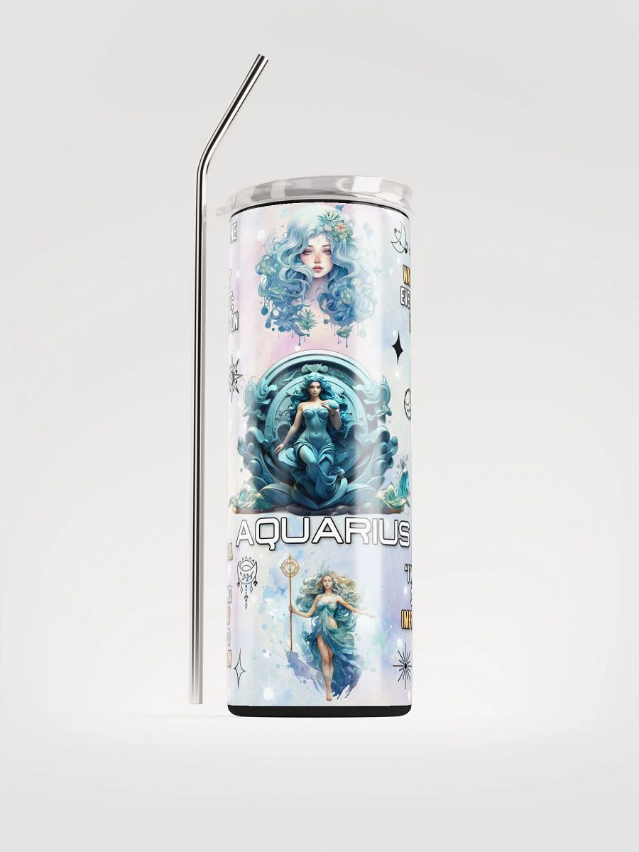 Aquarius Zodiac Stainless Steel Tumbler product image (1)