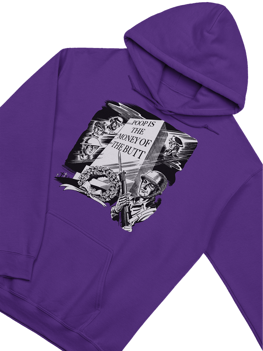 Poop Is The Money (B/W Hoodie) product image (21)