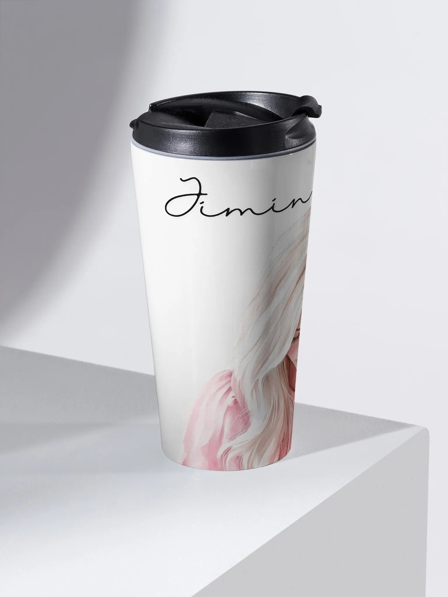 Jimin's Girl Stainless Steel Travel Mug product image (2)