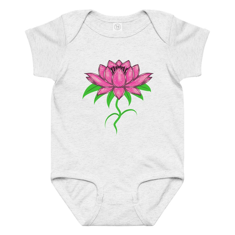 Sparkling Pink Flower Baby Bodysuit product image (6)