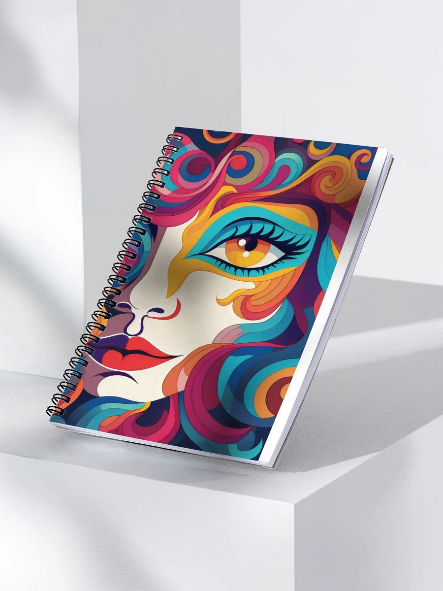 Mystical Swirls Spiral Notebook product image (3)