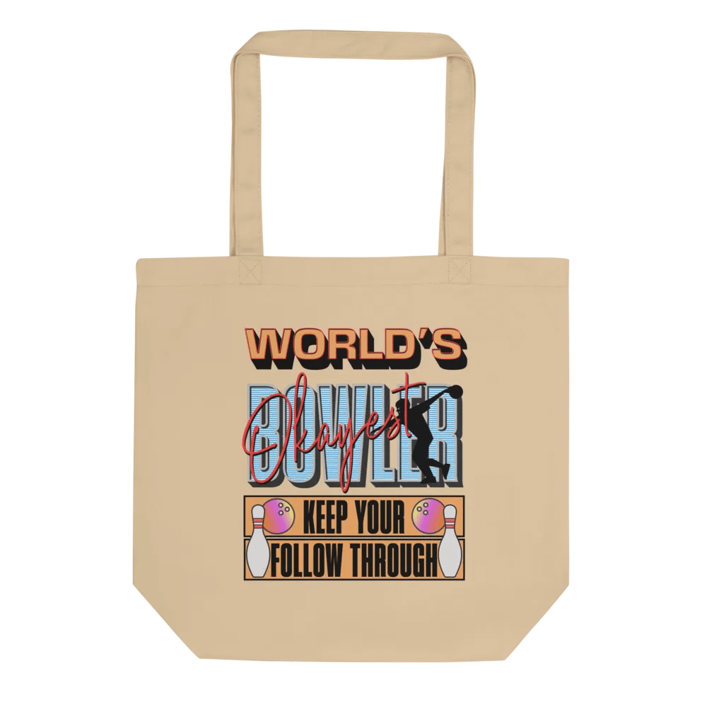 Worlds Okayest Bowler Tote Bag product image (1)