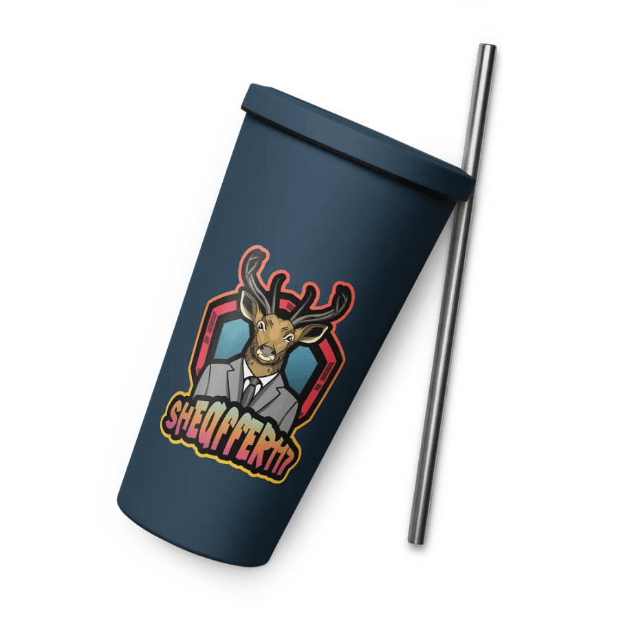 Deer Head Suit Mascot Insulated Tumbler product image (6)