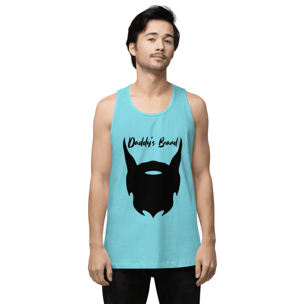 daddy's beard tank (black print) product image (24)