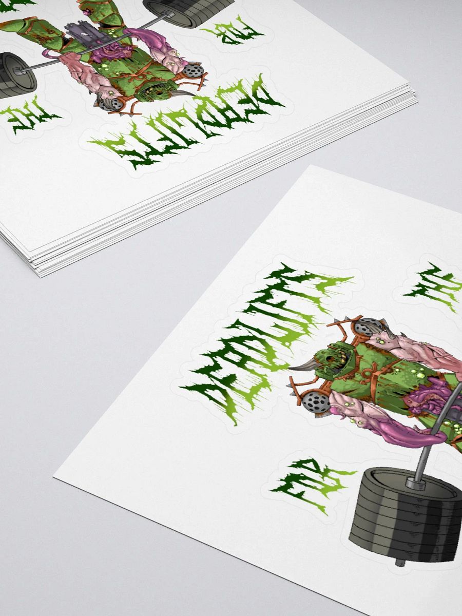 Deadlifts For The Dark Gods - Plague Marine Sticker product image (10)
