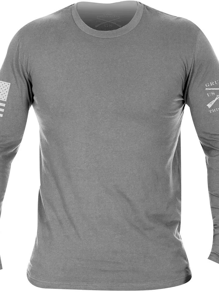 Grunt Style Basic Long Sleeve T-Shirt - Heather Gray product image (1)
