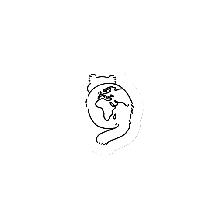 Planet Manul Africa & Europe - Magnet product image (1)