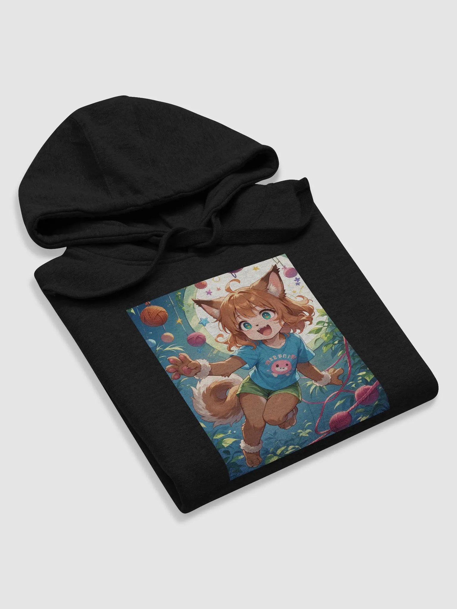 Animated Cat Girl Unisex Hoodie product image (63)