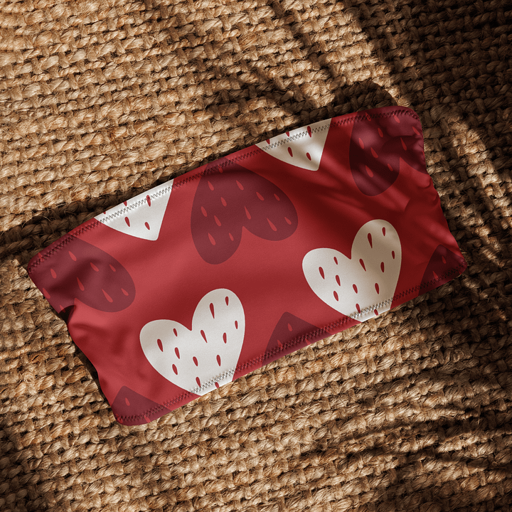 Heartfelt Red Bandeau Top product image (2)