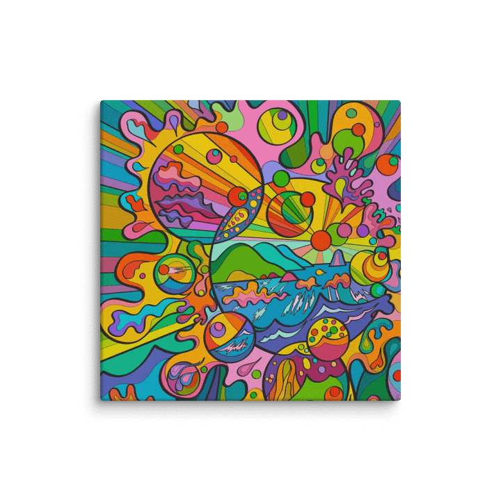 Blank Canvas: Unleash Your Creativity - Bright Sea Bubbles product image (1)