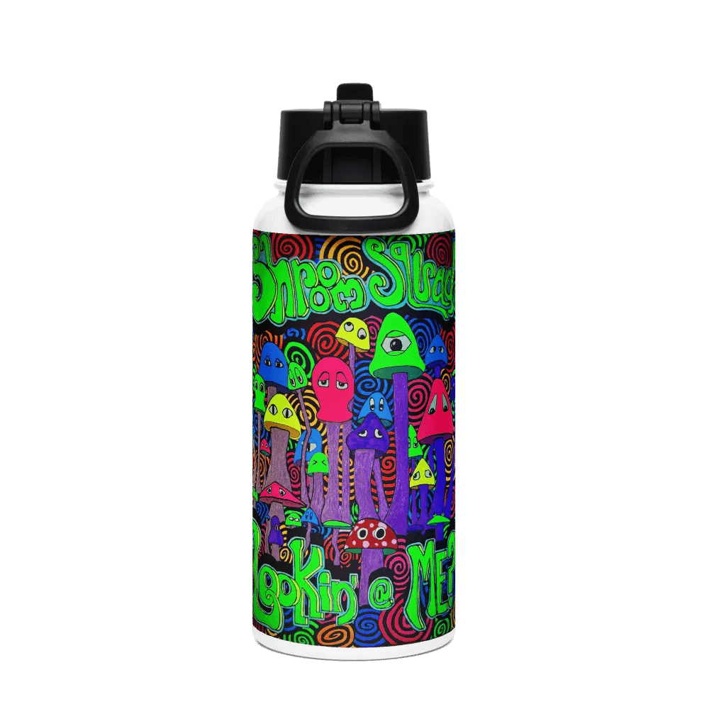 Psychedelic Shroom Squad Stainless Steel Bottle product image (2)