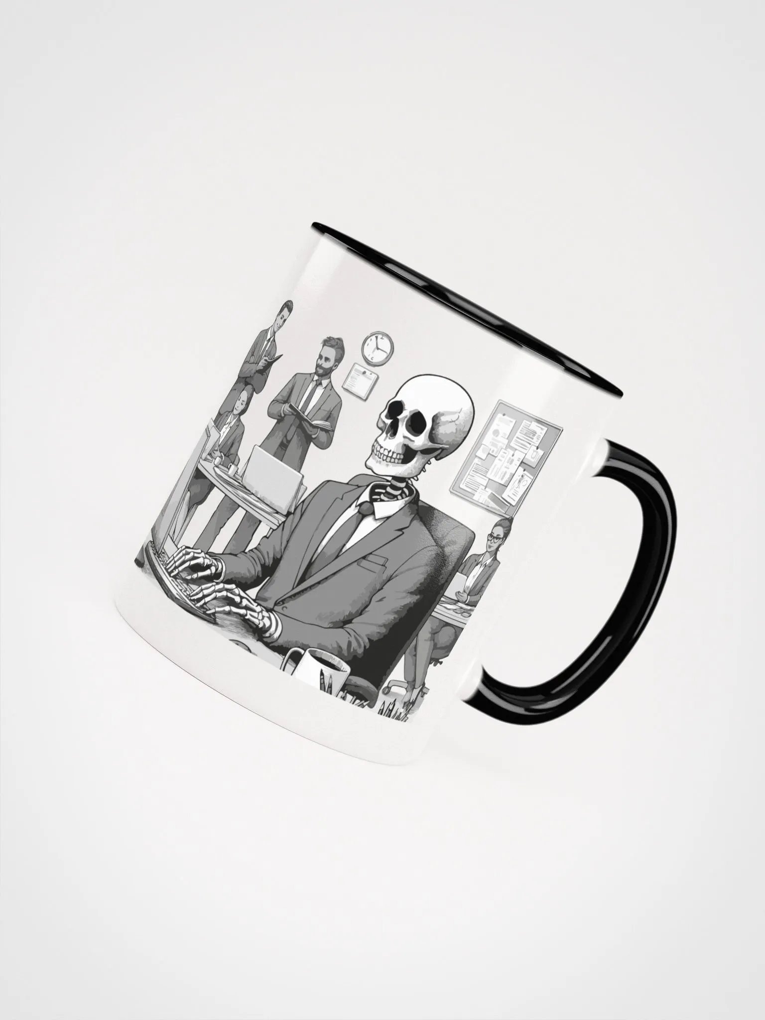 Corporate Skeleton (Black and White Mug) product image (2)