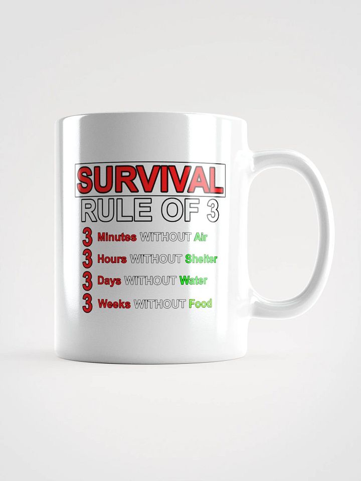 Survival Rule of 3 Mug product image (2)