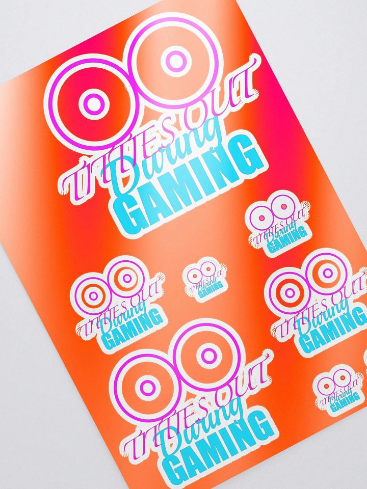 Tits out during gaming multiple stickers product image (2)