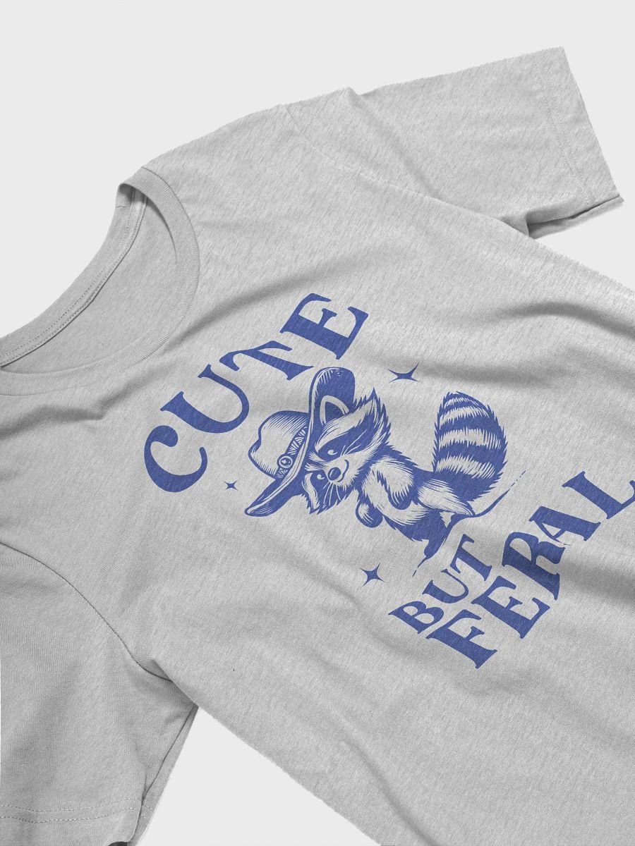 Cute But Feral Funny Raccoon T-Shirt product image (3)