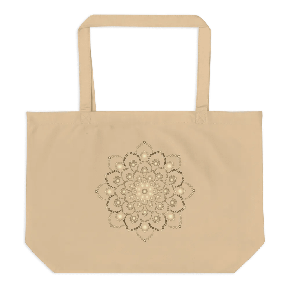 Golden-Brown Mandala Organic Cotton Tote product image (6)