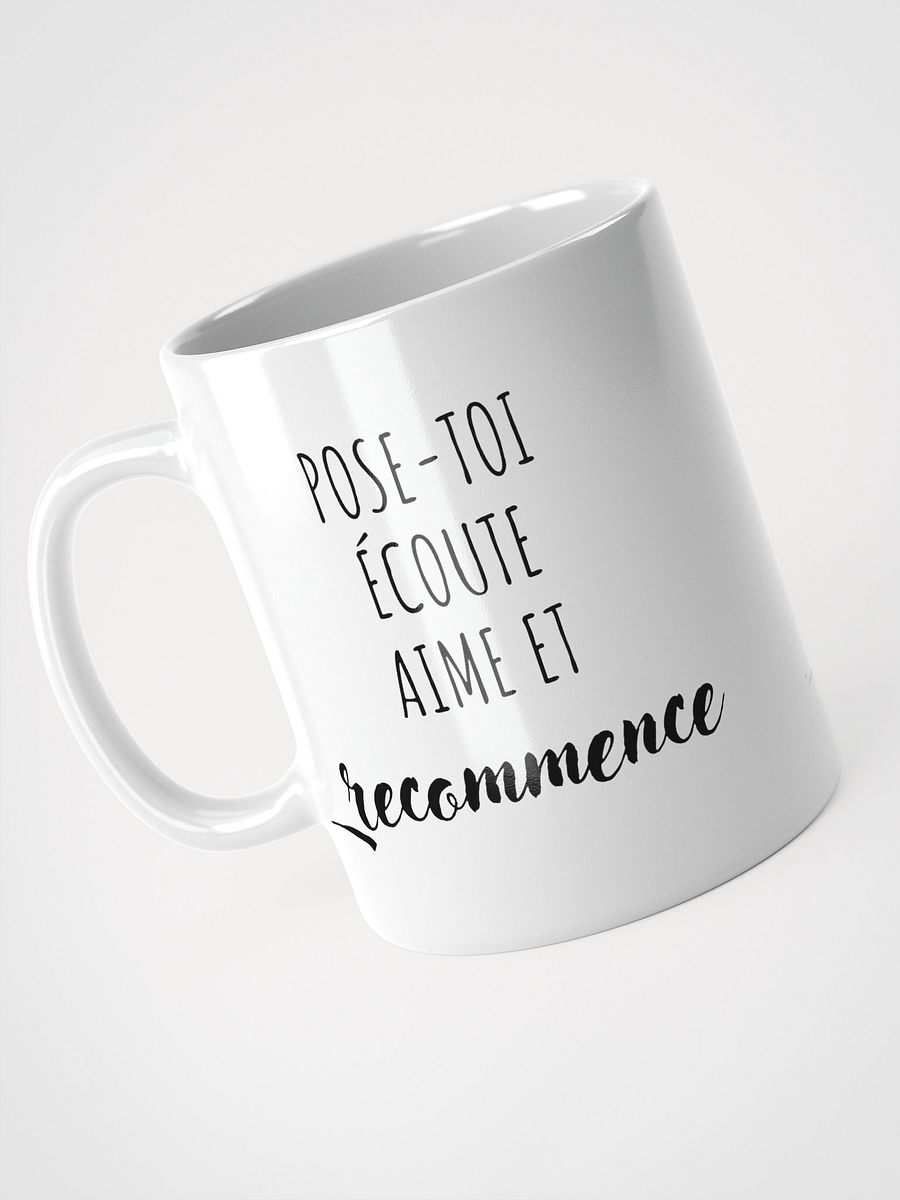 Mug Blanc - Pose toi - Cadeau citation positive product image (2)