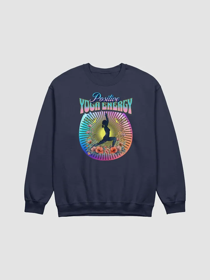 Positive Yoga Energy Relaxed Comfort Crewneck Sweatshirt product image (13)