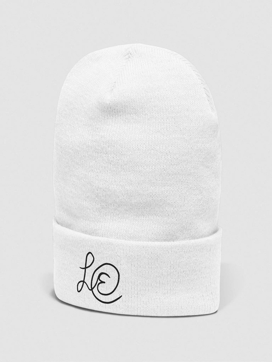Lisa Eli Logo Beanie (White) product image (2)