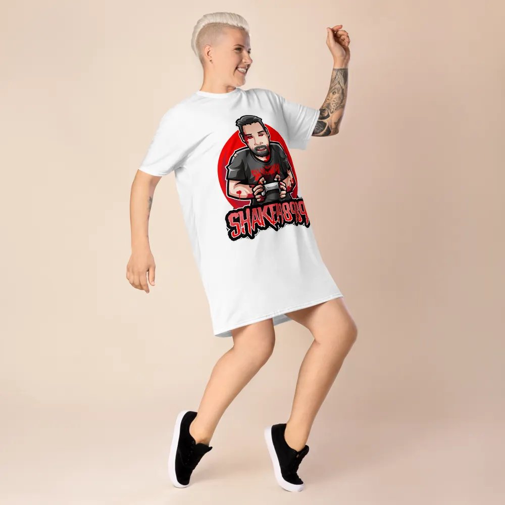 Bloodbath Gamer T-Shirt Dress product image (7)