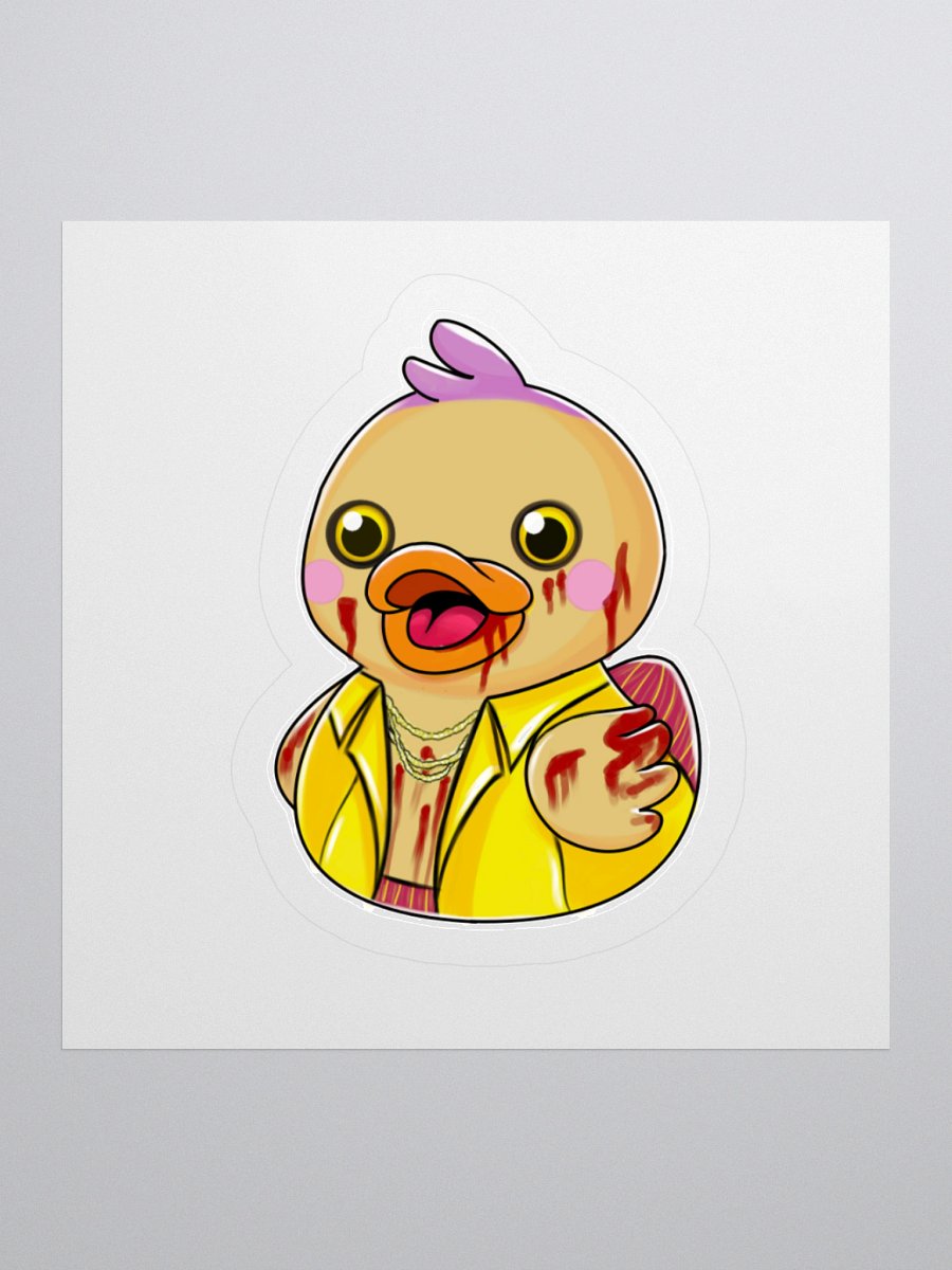 The Trickster Duck Kiss Cut Sticker product image (1)