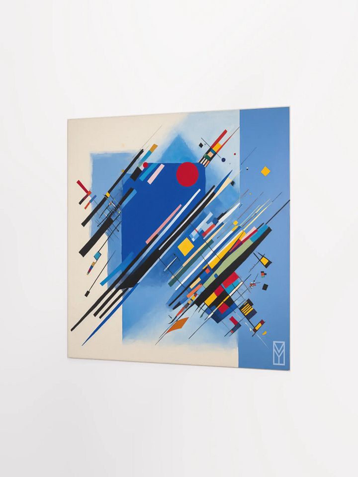 Poster Abstraction of the Blue Screen product image (2)