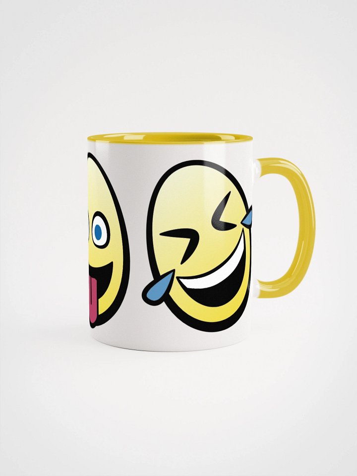 EggFriedCheese Emote Mug (Shhh/Tongue/Rofl) (11oz) product image (1)