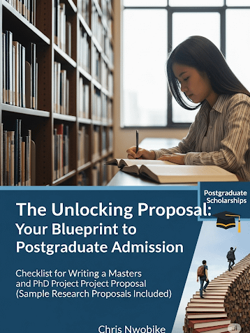 The Unlocking Proposal: Your Blueprint to Postgraduate Admission (Checklist for Writing a Masters and PhD Project Proposal) product image (1)
